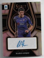 2022-23 Panini Select Serie A Autograph Auto Card : Mario Gomez