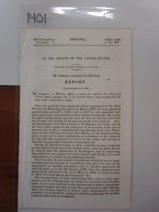 Government Report Colonel Simon Knight, United States Army Paymaster NOLA #1401 - Picture 1 of 2