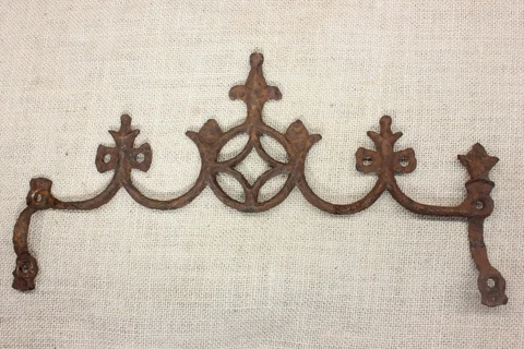 Old Widow's Walk Architectural Finial Cemetery Fence Top Rusty Iron Gothic 13" Cover