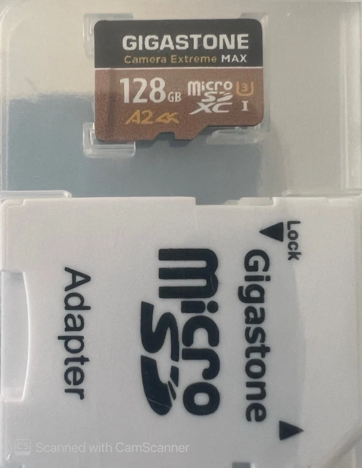 128 Gb Gigastone Micro Sd And Adaptor - Image 1 of 1