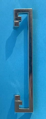 1970’s Chrome Mid Century Modern Drawer Pull Cabinet Handle Pull 4 1/4”centers Cover