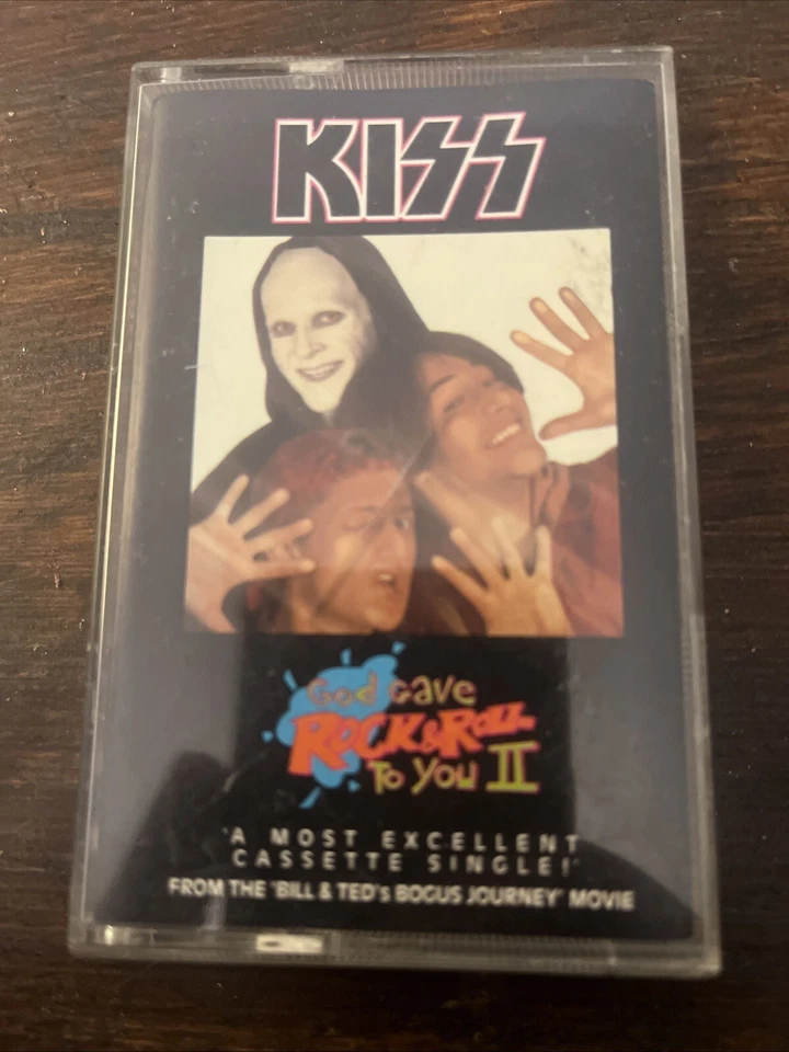 Kiss Tape Cassette Bill & Teds Bogus Journey Soundtrack 1991 Warner Brothers VTG - Image 1 of 1