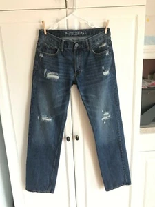 Pre-owned Men's Aeropostale Jeans size 32/34 Factory Destroyed Factory Faded - Picture 1 of 6