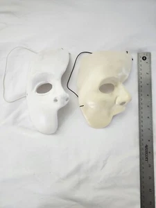 Two (2) Phantom of the Opera Masks (one is Rubie's brand) - Halloween - Picture 1 of 3