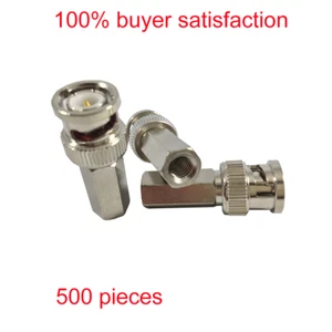 Conector Twist-on BNC macho RG59 500 piezas para cámaras CCTV - Imagen 1 de 1
