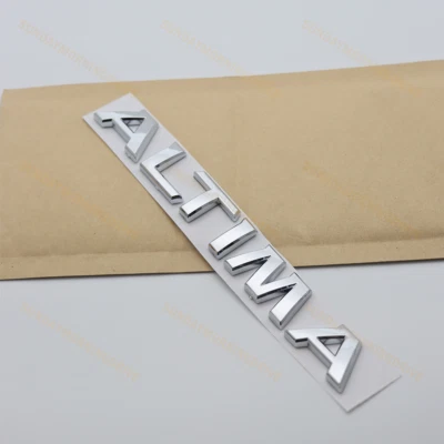 For 2019-2022 Nissan Altima Rear Trunk Lid Emblem Letter Nameplate Chrome Foto 1 de 4