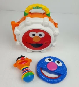 Sesame Street Elmo Take Along Band Musical Instruments 3 Piece Kids Baby Toy - Imagen 1 de 12