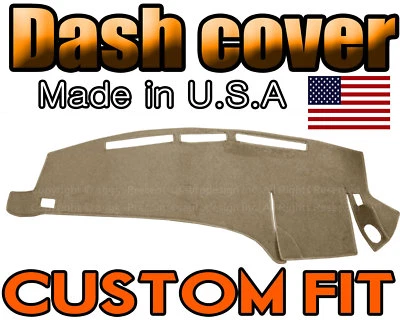 fits 1997-2008 FORD ECONOLINE FULL SIZE VAN DASH COVER DASHBOARD MAT /  BEIGE  - Image 1 of 4