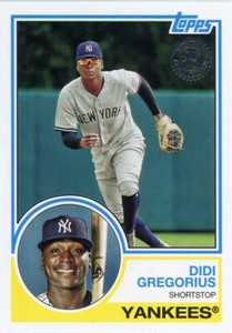 2018 Topps 35th Anniversary 1983 Didi Gregorius New York Yankees #83-72 MLB NY