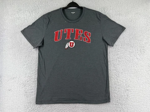 Utah Utes Shirt Womens Extra Large Gray Short Sleeve Crew Neck Captivating Cover