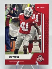 2023 Josh Proctor Red Rookie Card Ohio State Buckeyes Football Onit