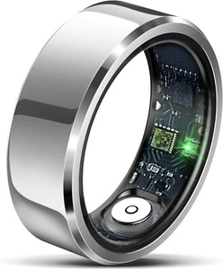 Smart Ring Größe 10 Fitness Tracker Schlaftracking Herzfrequenz Blut Sauerstoff BP - Bild 1 von 6
