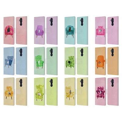 OFFICIAL PLANET CAT ARM CHAIR LEATHER BOOK CASE FOR MICROSOFT NOKIA PHONES - Image 1 of 4