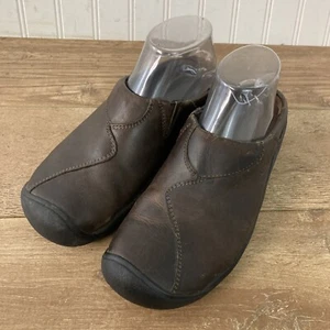 Zapato zueco para mujer Keen Concord Mule 7,5 M marrón cascada puntada guijarros 1009327 - Imagen 1 de 10