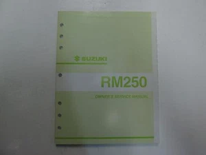 Manual De Servicio Del Propietario OEM 2002 Suzuki RM250 RM 250 99011-37F51-03A - Imagen 1 de 12