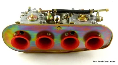 PEUGEOT 205 RALLYE 1300 GENUINE WEBER 40 DCOM 10/11 CARBURETTORS ASSEMBLED £977 - Image 1 of 3