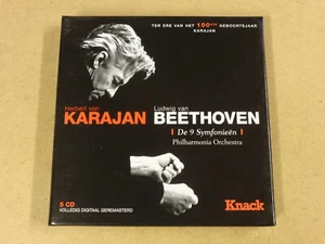 5-CD BOX / KARAJAN - BEETHOVEN - DE 9 SYMFONIEEN - PHILHARMONIA ORCHESTRA - Picture 1 of 2