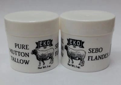 CEBO DE CARNERO PURO AUTENTICO EKO 2PCS  MUTTON TALLOW SEBO FLANDE 0.7 OZ EA - Image 1 of 4