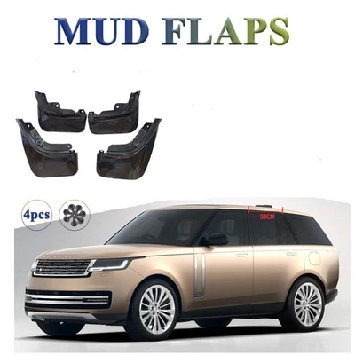 4 items Front & Rear Splash Guards Mud Flaps Mudguards For 2023-2024 Range Rover - Image 1 of 4