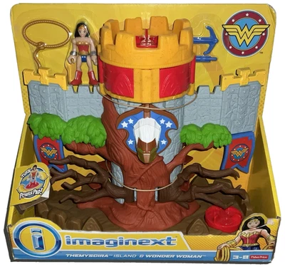 Imaginext DC Super Friends THEMYSCIRA ISLAND & WONDER WOMAN 3" Figure - Image 1 of 4
