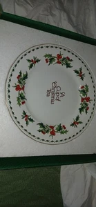 A Christmas Cup Of Tea Plätzchenteller 1995 Fine Bone China - Bild 1 von 7