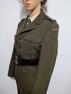 WW2 F.A.N.Y Uniform Jacket, Skirt & Leather Belt WTS fany Size UK Ladies 8 to 10 - Picture 1 of 19