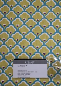 Kravet Clarke & Clarke Fabric Remnant 25"x33" "Sensu" Color: Citron - Picture 1 of 4