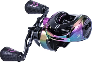 Mulinelli Baitcasting - Mulinello da Pesca Colorato, Rapporti di Ingranaggi 8.0:1/7.3:1, 9+1 BB, Magn - Foto 1 di 12