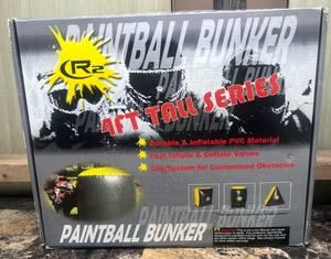 R2 Paintball Bunker 4 Fuß hoch Serie fassförmig aufblasbar PVC NEU - Bild 1 von 7