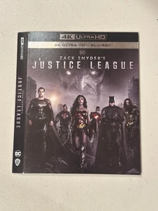 Justice League 4K SLIPCOVER ONLY NO MOVIE, ARTWORK, CASE, Etc - Imagen 1 de 2