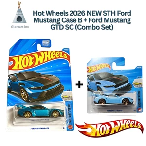 Tarjeta corta Hotwheels STH 2026 Ford Mustang + 1 pieza normal Ford Mustang nueva - Imagen 1 de 8