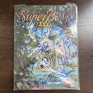 1997 Super Bowl XXXI signiertes Magazin brandneu, noch versiegelt - Bild 1 von 8