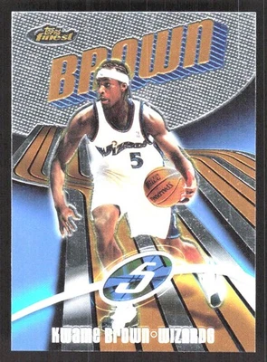 2003 Topps Finest #37 Kwame Brown Near Mint - Image 1 of 2