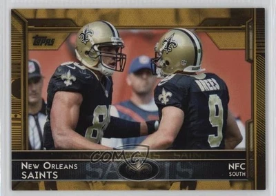 2015 Topps Gold /2015 New Orleans Saints Drew Brees #242 - Image 1 of 2