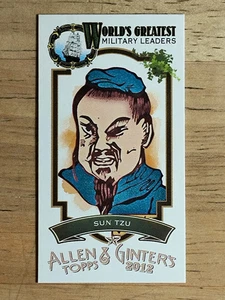 2012 Topps Allen and Ginter Mini World's Greatest Military Leaders #ML20 Sun Tzu - Imagen 1 de 2