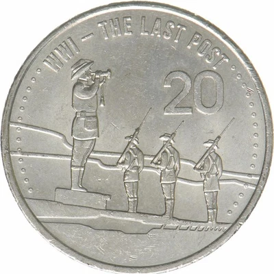 Australia | 20 Cents Coin | the Last Post | KM:2985 | 2015 - Image 1 of 2