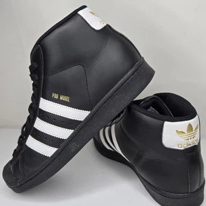 Adidas Pro Modell Schwarz Sneaker Schuhe Herren Größe 7 " - Bild 1 von 11