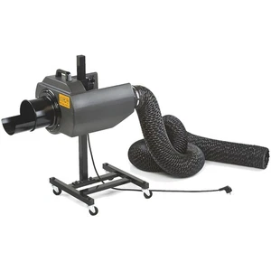 Aspiratore Fumi Gas Scarico ZECA Carrello Ruote Tubo 6 Metri Jumbozeca art. 673 - Imagen 1 de 3