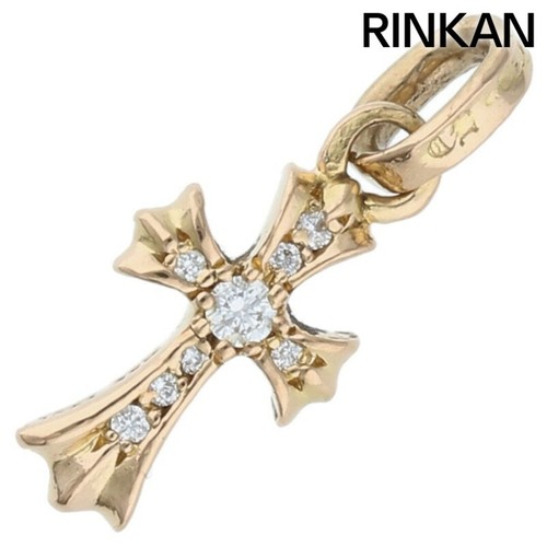 CHROME HEARTS Charm Cromo Cuori 22k CRS BBYFAT P DMND Baby Fat Pave Diamante Oro Usato8