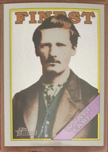 2009 Topps Finest Heritage Wyatt Earp Chrome 1628/1776 American Heritage - Picture 1 of 2