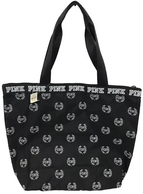 VICTORIA'S SECRET PINK Tote Shoulder Weekender Bag With Crescent Logo - Image 1 of 3