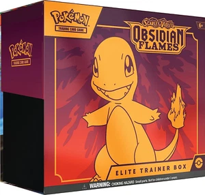 Pokemon Scarlet & Violet 3 Obsidian Flames Elite Trainer Box - Picture 1 of 12