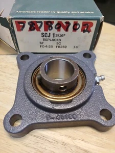 Fafnir Timken SCJ1 3/16" 4- Bolt Flange Mount new old stock - Picture 1 of 11