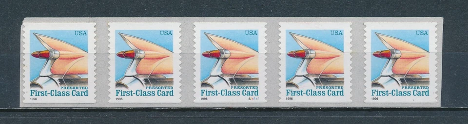 United States  2910 MNH, Coil strip of 5, 1996 - Image 1 of 1