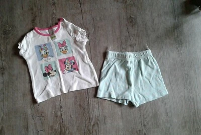 Schlafanzug Baby, Mädchen, Hose und T-shirt Kurzarm, Gr. 74, Disney, C&A!  - Bild 1 von 4