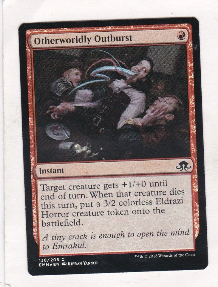Magic: MTG: Eldritch Moon: Foil: Otherwordly Outburst - Image 1 of 1