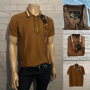 Gabicci Vintage "ROBYN" Short Sleeve Knitted Polo, Medium, BNWT - Picture 1 of 6