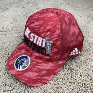 NC State Wolfpack adidas Hat Red Crypto Camo Sideline Snapback Climalite Cap NWT - Picture 1 of 8