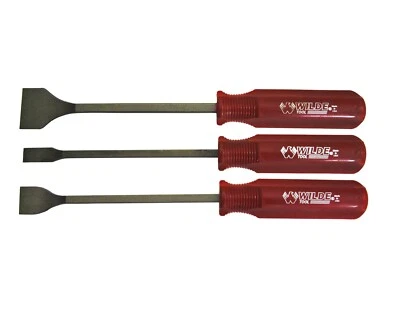 Juego de raspadores de juntas Wilde de 3 piezas GS3 HECHO EN EE. UU. Acero de aleación forjado Foto 1 de 4