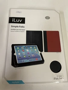 iLuv AP5SIMFBK Simple Folio Estuche y Soporte para iPad5 iPadAir - Imagen 1 de 3